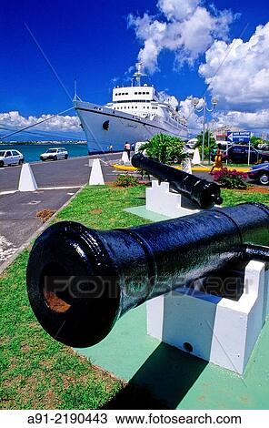 Liner in Harbour, Pointe à Pitre the capital, Guadaloupe, french Antilles (french departement). View Large Photo Image Stock Image - Liner in Harbour, Pointe à Pitre the capital, Guadaloupe, french Antilles (french departement).. Fotosearch
