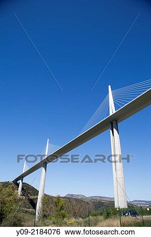 Millau Viaduct, Aveyron department, Midi-Pyrénées, France. View Large Photo Image Stock Photograph - Millau Viaduct, Aveyron department, Midi-Pyrénées, France.. Fotosearch
