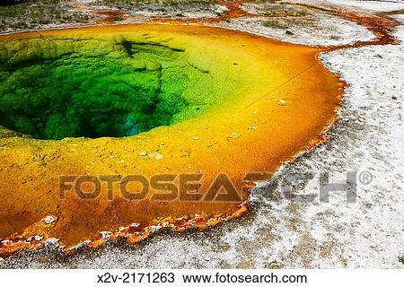 Morning Glory Pool part of the Upper Geyser Basin, Yellowstone National Park. View Large Photo Image Stock Image - Morning Glory Pool part of the Upper Geyser Basin, Yellowstone National Park.. Fotosearch