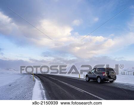 Mountain landscape in northern Iceland during winter. Road condition during winter in Iceland. europe, northern europe, iceland, February. View Large Photo Image Stock Photo - Mountain landscape in northern Iceland during winter. Road condition during winter in Iceland. europe, northern europe, iceland, February.. Fotosearch