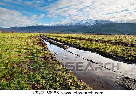 Stock Photograph - OcejÃ³n peak in the Sierra Norte. Guadalajara. Castilla la Mancha. Spain.. Fotosearch