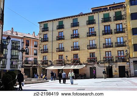 Stock Photo - Old Downtown, Soria, Spain. Fotosearch