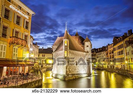 Palais de l´Île, Annecy, Rhône-Alpes, France. View Large Photo Image Stock Photo - Palais de l´Île, Annecy, Rhône-Alpes, France.. Fotosearch