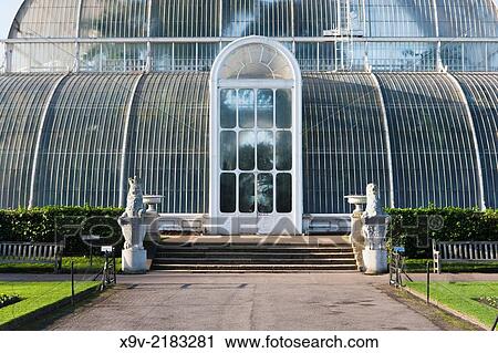 Palm House Kew Gardens London England Stock Image X9v