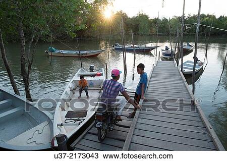 Pasir Pandak´s jetty, Sarawak, Malaysia. View Large Photo Image Stock Image - Pasir Pandak´s jetty, Sarawak, Malaysia.. Fotosearch