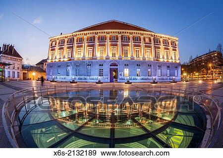 Stock Photo - Place du Palais de Justice, Chambery, France.. Fotosearch