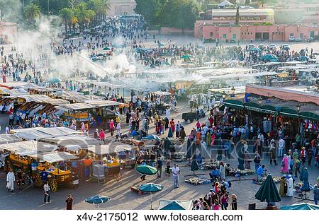Place Jemaa El Fna (Djemaa El Fna), Marrakesh (Marrakech), Morocco, North Africa, Africa. View Large Photo Image Stock Image - Place Jemaa El Fna (Djemaa El Fna), Marrakesh (Marrakech), Morocco, North Africa, Africa.. Fotosearch