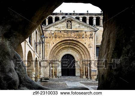Portico of the church of Santa Juliana, Santillana del Mar, Cantabria Spain View Large Photo Image Stock Image - Portico of the church of Santa Juliana, Santillana del Mar, Cantabria Spain. Fotosearch