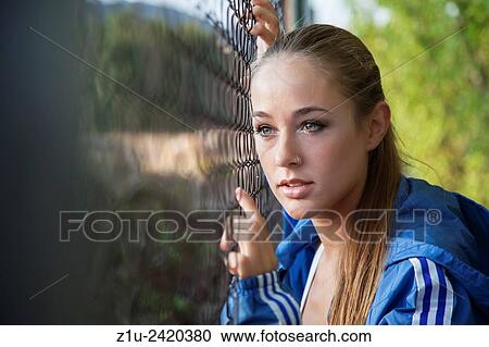 Stock Image - Proud woman runner.. Fotosearch