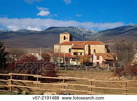 San Miguel church. Pinilla del Valle, Madrid province, Spain. View Large Photo Image Stock Photo - San Miguel church. Pinilla del Valle, Madrid province, Spain.. Fotosearch