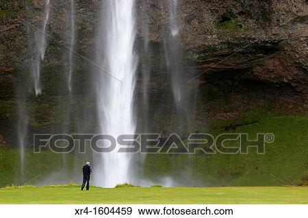 Stock Photo - Seljalandsfoss Waterfall, Iceland. Fotosearch