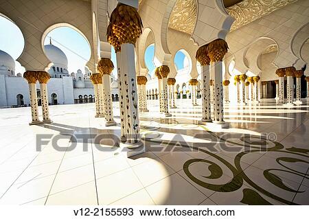 Sheikh Zayed bin Sultan al-Nahyan Mosque, Abu Dhabi, United Arab Emirates View Large Photo Image Stock Image - Sheikh Zayed bin Sultan al-Nahyan Mosque, Abu Dhabi, United Arab Emirates. Fotosearch