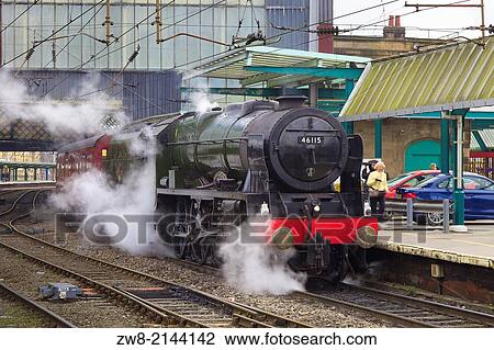 Steam train 46115 Scots Guardsman at Carlisle Railway Station, Carlisle, Cumbria, England, United Kingdom, Great Britain. View Large Photo Image Stock Image - Steam train 46115 Scots Guardsman at Carlisle Railway Station, Carlisle, Cumbria, England, United Kingdom, Great Britain.. Fotosearch