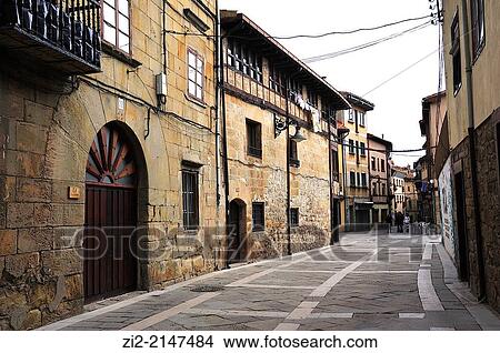 Street on historical downtown. Aguilar de Campoo, Palencia, Spain View Large Photo Image Picture - Street on historical downtown. Aguilar de Campoo, Palencia, Spain. Fotosearch