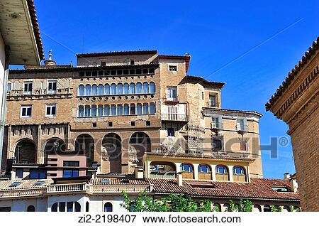 Tarazona, Zaragoza province, Spain View Large Photo Image Stock Photo - Tarazona, Zaragoza province, Spain. Fotosearch