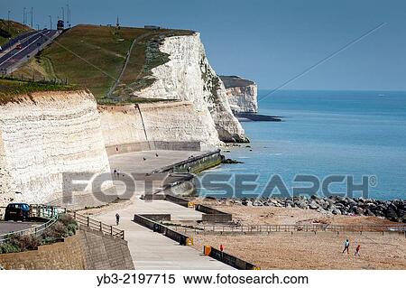 The English Coastline At Rottingdean, Sussex, England. View Large Photo Image Stock Photography - The English Coastline At Rottingdean, Sussex, England.. Fotosearch