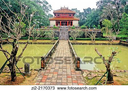 Stock Image - Tu Duc Tomb Complex 1864-67. HuÃ©, Thua ThiÃªn-Hue province, Vietnam. Fotosearch