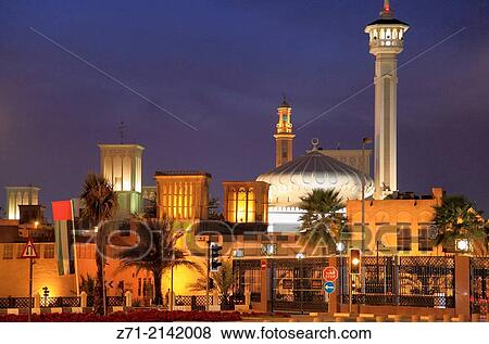 United Arab Emirates, Dubai, Bastakia Quarter, Ruler´s Court,. View Large Photo Image Stock Photo - United Arab Emirates, Dubai, Bastakia Quarter, Ruler´s Court,.. Fotosearch