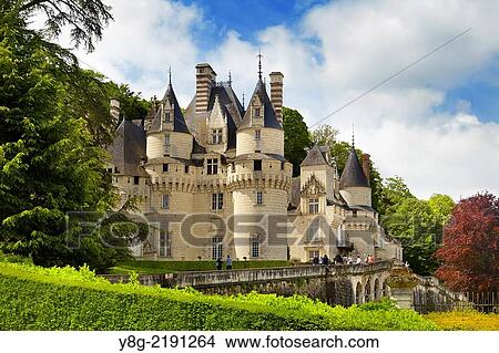 Usse Castle, Usse, Loire Valley, France. View Large Photo Image Picture - Usse Castle, Usse, Loire Valley, France.. Fotosearch