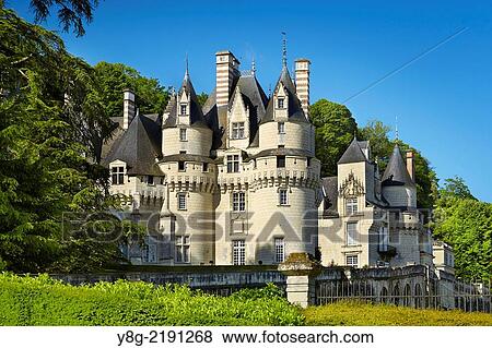 Stock Photo - Usse Castle, Usse, Loire Valley, France.. Fotosearch