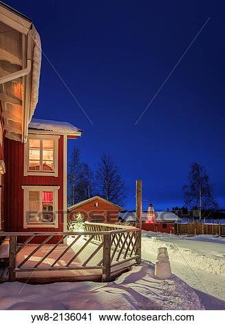 Wardshuset Guest House, Kangos, Lapland, Sweden. View Large Photo Image Stock Image - Wardshuset Guest House, Kangos, Lapland, Sweden.. Fotosearch