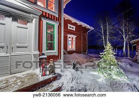 Wardshuset Guest House, Kangos, Lapland, Sweden. View Large Photo Image Stock Photograph - Wardshuset Guest House, Kangos, Lapland, Sweden.. Fotosearch