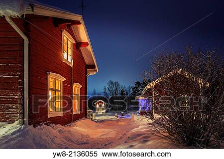 Stock Photography - Wardshuset Guest House, Kangos, Lapland, Sweden.. Fotosearch