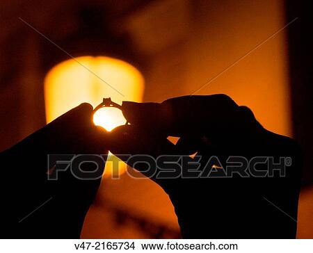 Wedding couple with her??engagement ring View Large Photo Image Picture - Wedding couple with her??engagement ring. Fotosearch