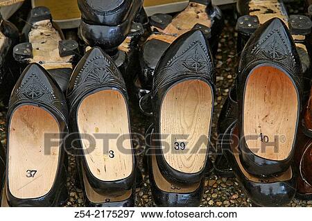 Wooden clogs Aviles, Asturias, Spain. View Large Photo Image Stock Photo - Wooden clogs Aviles, Asturias, Spain.. Fotosearch