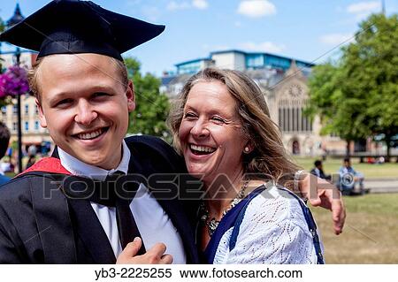A Proud Mother and Her Graduate Son At The University of Western England (UWE) Degree Ceremony, Bristol, England. View Large Photo Image Stock Photography - A Proud Mother and Her Graduate Son At The University of Western England (UWE) Degree Ceremony, Bristol, England.. Fotosearch