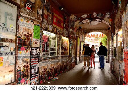 Alley off Rosenthaller Strasse in the Hackescher Markt. Berlin, Germany View Large Photo Image Stock Photo - Alley off Rosenthaller Strasse in the Hackescher Markt. Berlin, Germany. Fotosearch