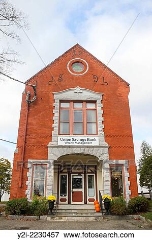 An old brick building in Litchfield, Connecticut, USA. View Large Photo Image Stock Photo - An old brick building in Litchfield, Connecticut, USA.. Fotosearch