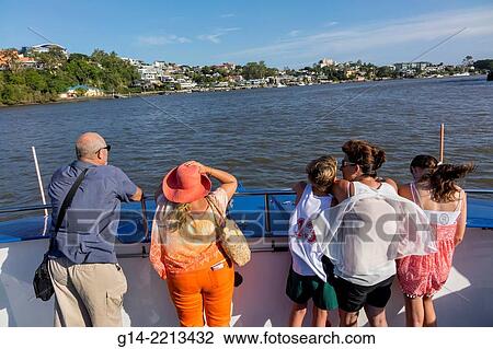 Australia, Queensland, Brisbane, Brisbane River, East Brisbane, Norman Park, waterfront, residences, CityFerry, ferry, boat, public transportation, CityCat, TransLink, QueenslandFerries, riders, passengers, woman. View Large Photo Image Stock Image - Australia, Queensland, Brisbane, Brisbane River, East Brisbane, Norman Park, waterfront, residences, CityFerry, ferry, boat, public transportation, CityCat, TransLink, QueenslandFerries, riders, passengers, woman.. Fotosearch