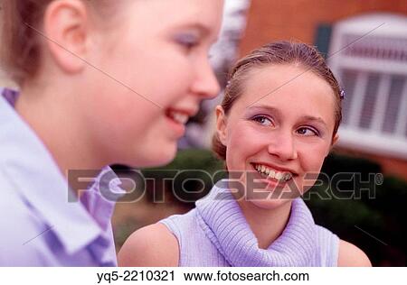 best friends chatting. View Large Photo Image Stock Image - best friends chatting.. Fotosearch