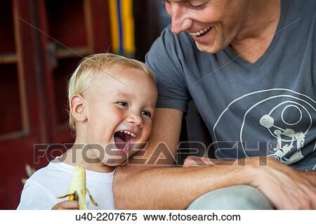 Boy with Father View Large Photo Image Stock Photography - Boy with Father. Fotosearch