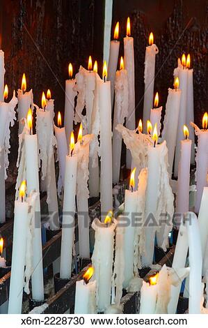 Candles near the grotto. Lourdes city. View Large Photo Image Stock Image - Candles near the grotto. Lourdes city.. Fotosearch