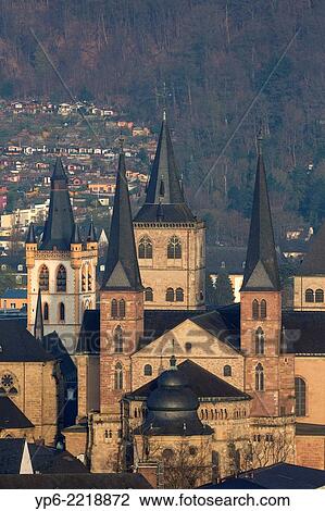 Cathedral of Trier, Church of Our Lady and St. Gangolf´s church, World Heritage Site, Trier, Rhineland-Palatinate, Germany. View Large Photo Image Stock Image - Cathedral of Trier, Church of Our Lady and St. Gangolf´s church, World Heritage Site, Trier, Rhineland-Palatinate, Germany.. Fotosearch