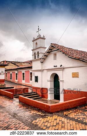 Chorro de Quevedo, where Bogotá was founded. View Large Photo Image Stock Photo - Chorro de Quevedo, where Bogotá was founded.. Fotosearch