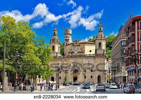 Church of San Nicolas, Bilbao, Biscay, Basque Country, Euskadi, Spain, Europe. View Large Photo Image Picture - Church of San Nicolas, Bilbao, Biscay, Basque Country, Euskadi, Spain, Europe.. Fotosearch