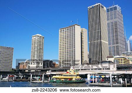 Circular Quay Sydney. View Large Photo Image Stock Photograph - Circular Quay Sydney.. Fotosearch