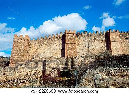 City walls. Buitrago del Lozoya, Madrid province, Spain. View Large Photo Image Stock Image - City walls. Buitrago del Lozoya, Madrid province, Spain.. Fotosearch