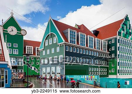 Colourful Buildings, Zaandam, Amsterdam, Holland. View Large Photo Image Stock Photography - Colourful Buildings, Zaandam, Amsterdam, Holland.. Fotosearch