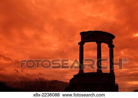 Columns at Pompeii, Naples, Italy. View Large Photo Image Stock Photo - Columns at Pompeii, Naples, Italy.. Fotosearch