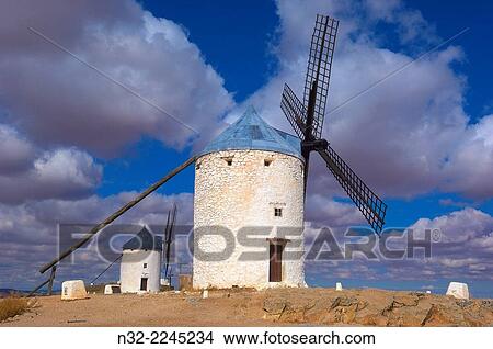 Consuegra, Windmills, Toledo province, Route of Don Quixote, Castilla-La Mancha,. View Large Photo Image Picture - Consuegra, Windmills, Toledo province, Route of Don Quixote, Castilla-La Mancha,.. Fotosearch