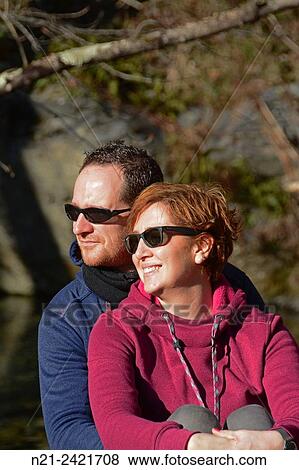 Couple enjoying the weekend. View Large Photo Image Stock Photo - Couple enjoying the weekend.. Fotosearch