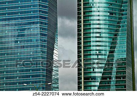 Cuatro Torres Business Area, Madarid, Spain. View Large Photo Image Picture - Cuatro Torres Business Area, Madarid, Spain.. Fotosearch