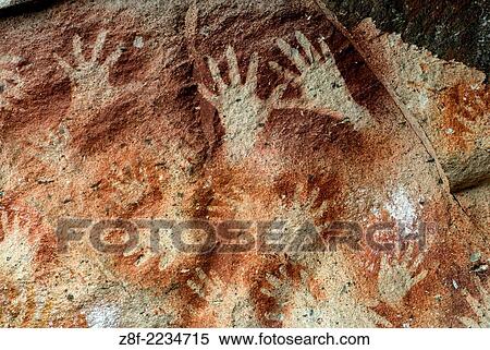 Cueva de las Manos del Rio Pinturas, Cave of the Hands, Patagonia, Province of Santa Cruz, Argentina. View Large Photo Image Stock Photography - Cueva de las Manos del Rio Pinturas, Cave of the Hands, Patagonia, Province of Santa Cruz, Argentina.. Fotosearch