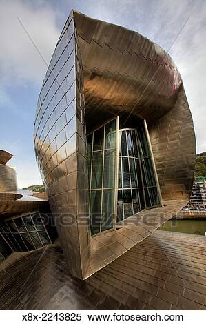 Detail of the modern Guggenheim Museum, Bilbao, Spain. View Large Photo Image Stock Photography - Detail of the modern Guggenheim Museum, Bilbao, Spain.. Fotosearch
