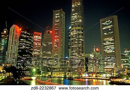 Stock Photo - Downtown District.. Fotosearch