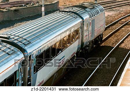 Eastcoast train stopping at Montrose Station from Aberdeen bound for London KingsCross UK. View Large Photo Image Stock Image - Eastcoast train stopping at Montrose Station from Aberdeen bound for London KingsCross UK.. Fotosearch